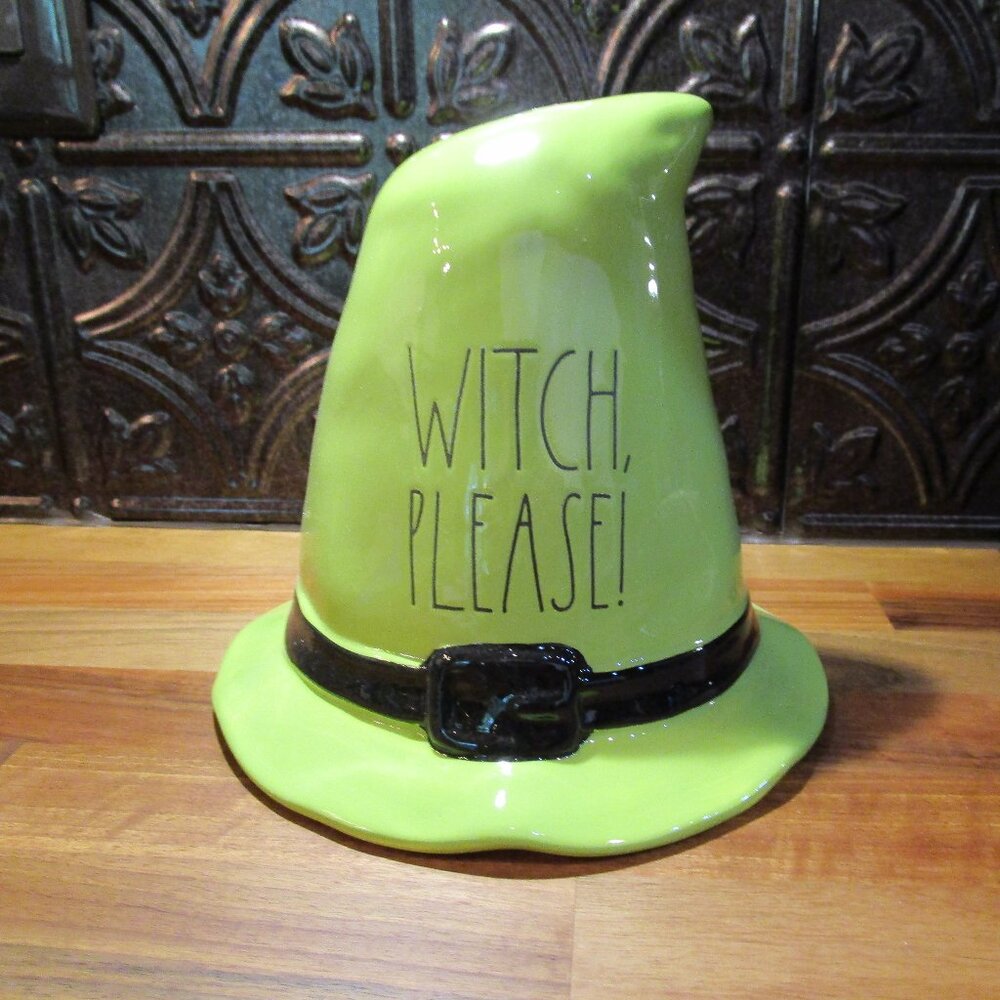 Rae Dunn Witch Please Ceramic Hat Halloween New in Box